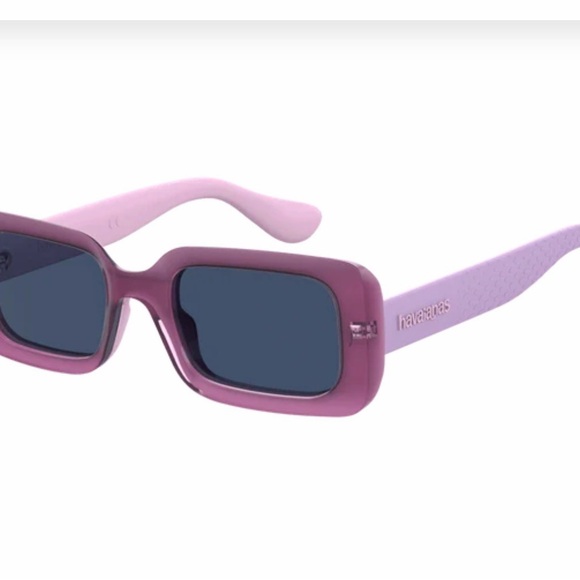 Havianas Sampa sunglasses l lavender rectangular frames l 100% UV protection - Picture 5 of 8